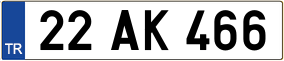 Truck License Plate